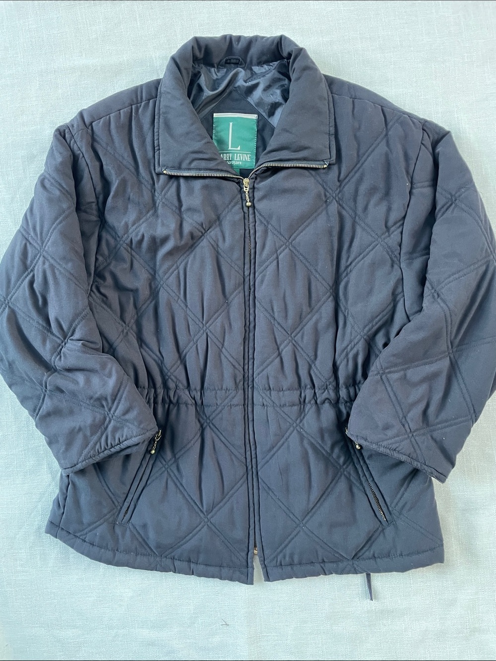 Larry Levine Women’s Quilted Black Puffer Jacket